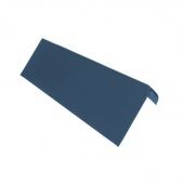 BRAAS ЦПЧ Черепица боковая облегченная левая алюминий (3 шт/пог.м), Синий