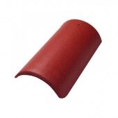 BRAAS ЦПЧ Черепица коньковая с зажимом (2,5 шт/пог.м), Красный