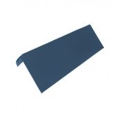 BRAAS ЦПЧ Черепица боковая облегченная правая алюминий (3 шт/пог.м), Синий