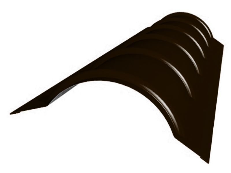WECKMAN Планка конька полукруглого, PUR MATT, 0,5 мм, RR 32, WECKMAN