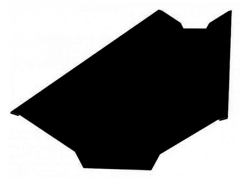 WECKMAN Планка накладки ендовы, PUREX, 0,5 мм, RR 33, WECKMAN