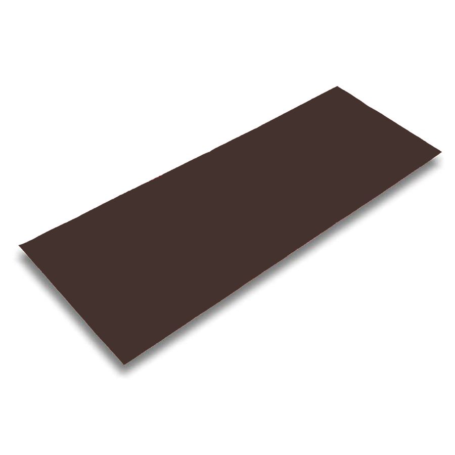 GRAND LINE Плоский лист, 1250х2000 мм, SATIN-foil, 0,5 мм, RAL 8017, GRAND LINE