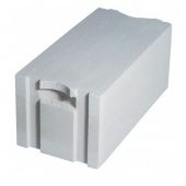 H+H Газобетонный блок стеновой D500 625х250х375 мм Паз-гребень с захватами для рук