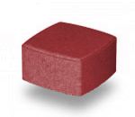 Тротуарная плитка "Классика" 115х115 мм, толщина 60 мм, цвет Красный