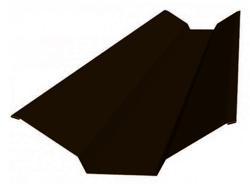 WECKMAN Планка накладки ендовы, PE, 0,48 мм, RR 32, WECKMAN