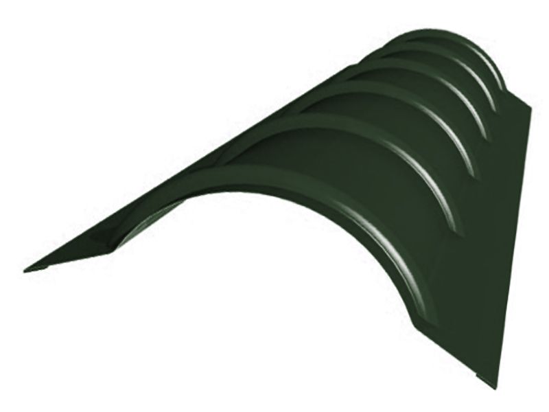 WECKMAN Планка конька полукруглого, PUR MATT, 0,5 мм, RR 11, WECKMAN