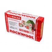 ROCKWOOL РОКФАСАД Плита минераловатная, 0,6х1 м, толщ. 50 мм, (упак. 0,12 куб.м)
