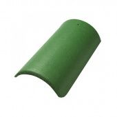 BRAAS ЦПЧ Черепица коньковая с зажимом (2,5 шт/пог.м), Зеленый