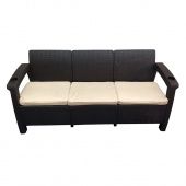 YALTA Диван Sofa 3 Seat 1820х700х790 мм., Венге