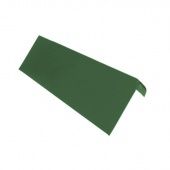 BRAAS ЦПЧ Черепица боковая облегченная левая алюминий (3 шт/пог.м), Зеленый