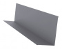 GRAND LINE Планка примыкания, 150х250х2000 мм, PE-foil, RAL 7004, GRAND LINE