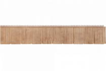 GRAND LINE Панель фасадная "Я-Фасад" Сибирская дранка, 1655х300 мм, Песок