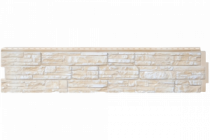GRAND LINE Панель фасадная "Я-Фасад" Крымский сланец, 1535х345 мм, Слоновая кость