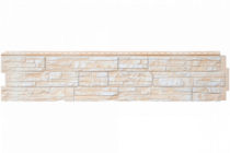 GRAND LINE Панель фасадная "Я-Фасад" Скала, 1535х345 мм, Слоновая кость